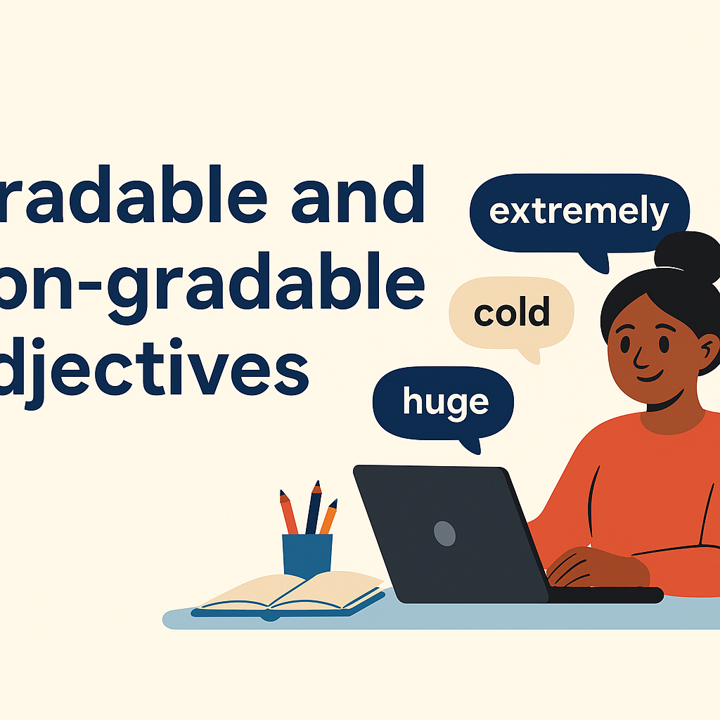 4.3 Adjectives 1000A4.2b​- GRADABLE AND NON-GRADABLE ADJECTIVES​