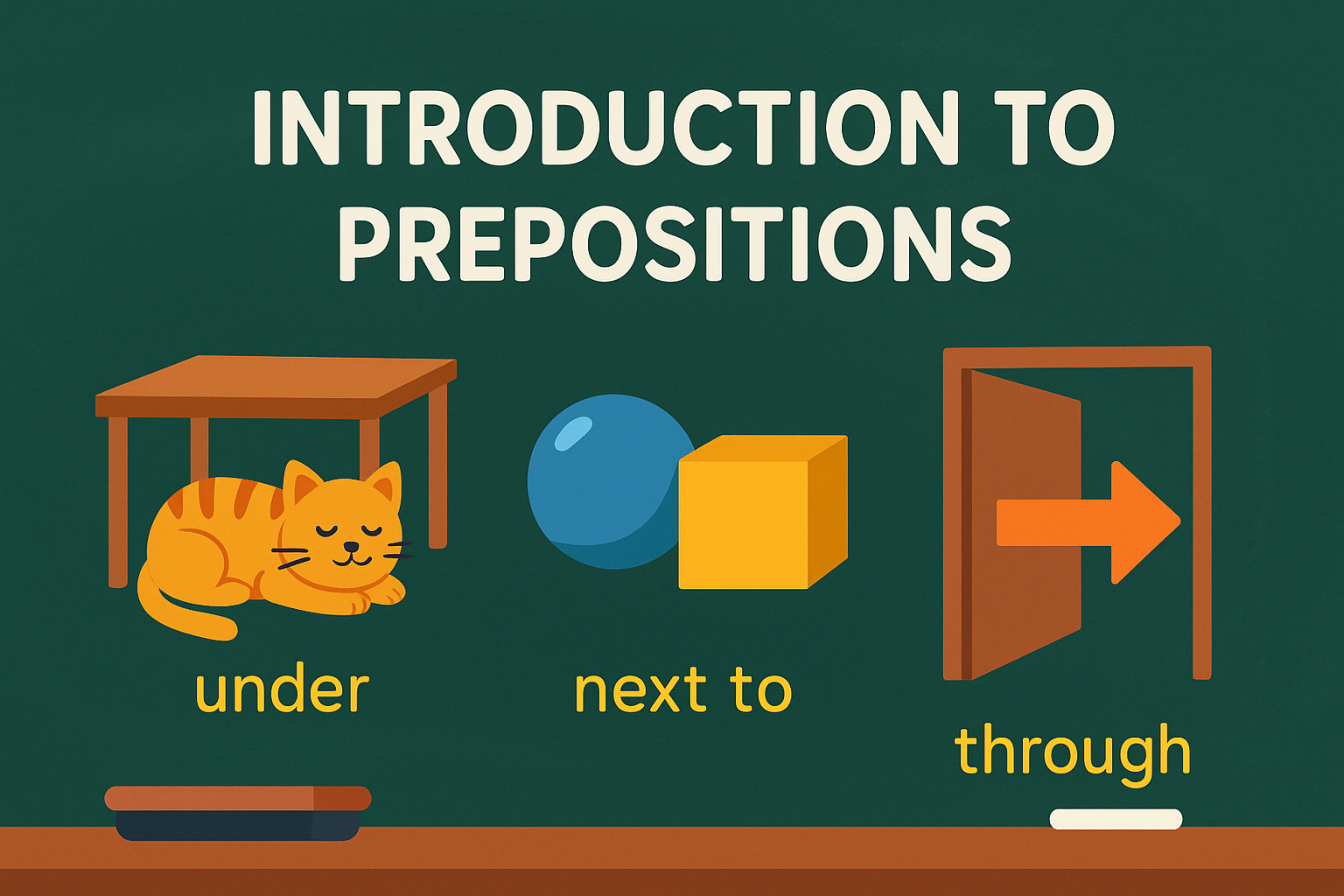 6.1 Prepositions 1000A6.1​- Introduction to Prepositions​