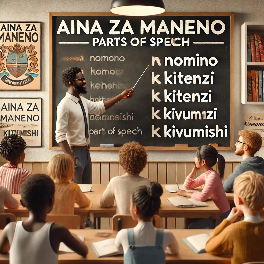 1000K0 - Utangulizi wa Aina za Maneno Utangulizi wa Aina za Maneno (Introduction to Parts of Speech)