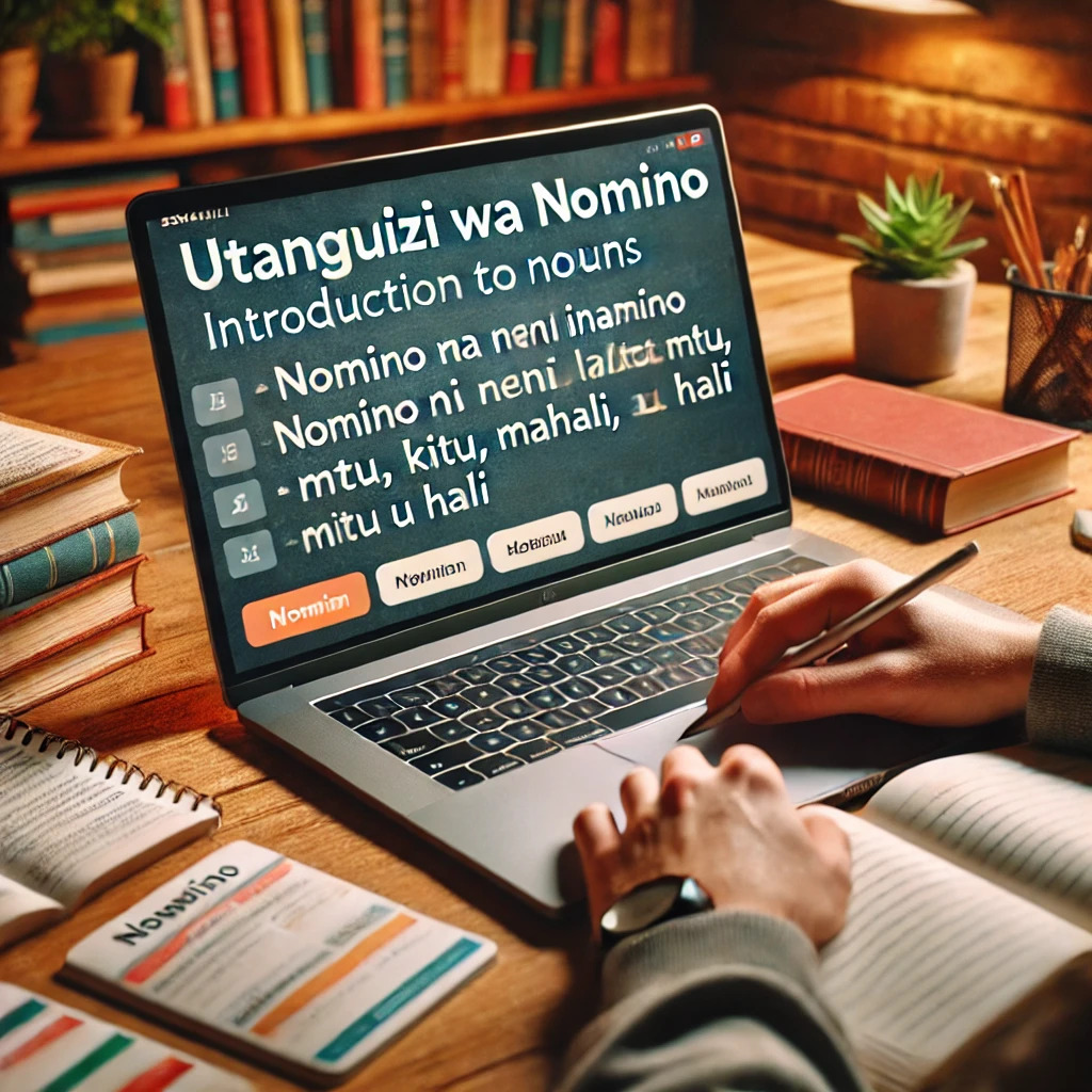 1000K1.1 - Utangulizi wa Nomino Utangulizi wa Nomino (Introduction to Nouns)