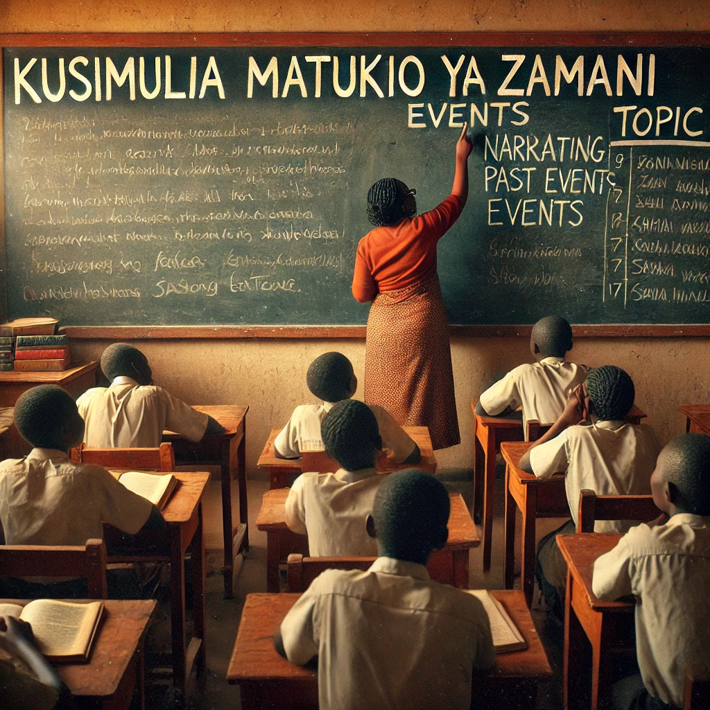 KSL 101.62 - Narrating Past Events Kusimulia Matukio ya Zamani (Narrating Past Events)