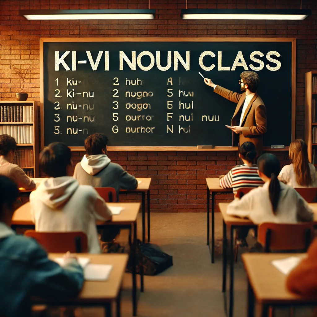 KSL 101.42 - KI-VI Noun Class Ngeli ya KI-VI (KI-VI Noun Class)