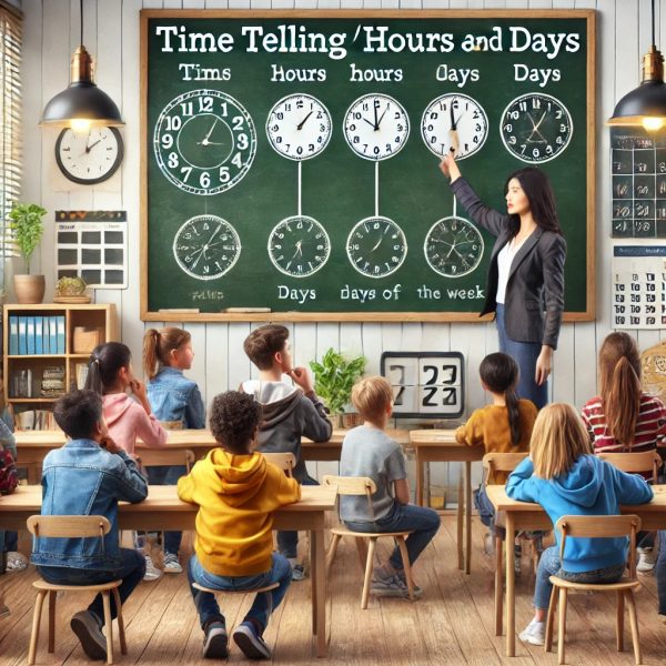 Kuonyesha Wakati (Saa na Siku) (Time Telling – Hours and Days)