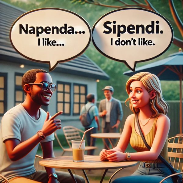 Kueleza Mapendeleo (Expressing Preferences: Napenda, Sipendi)