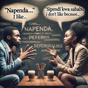 Mazungumzo Tata Kuhusu Mapendeleo (Complex Conversations on Preferences)