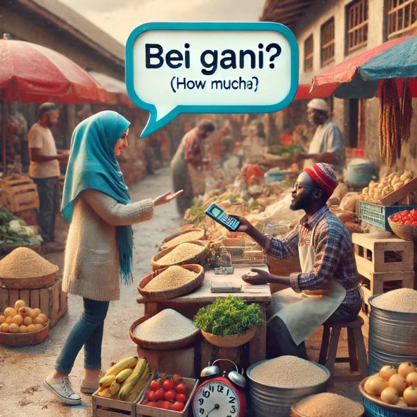 Kuuliza Bei na Kununua Bidhaa (Asking for Prices and Making Purchases)